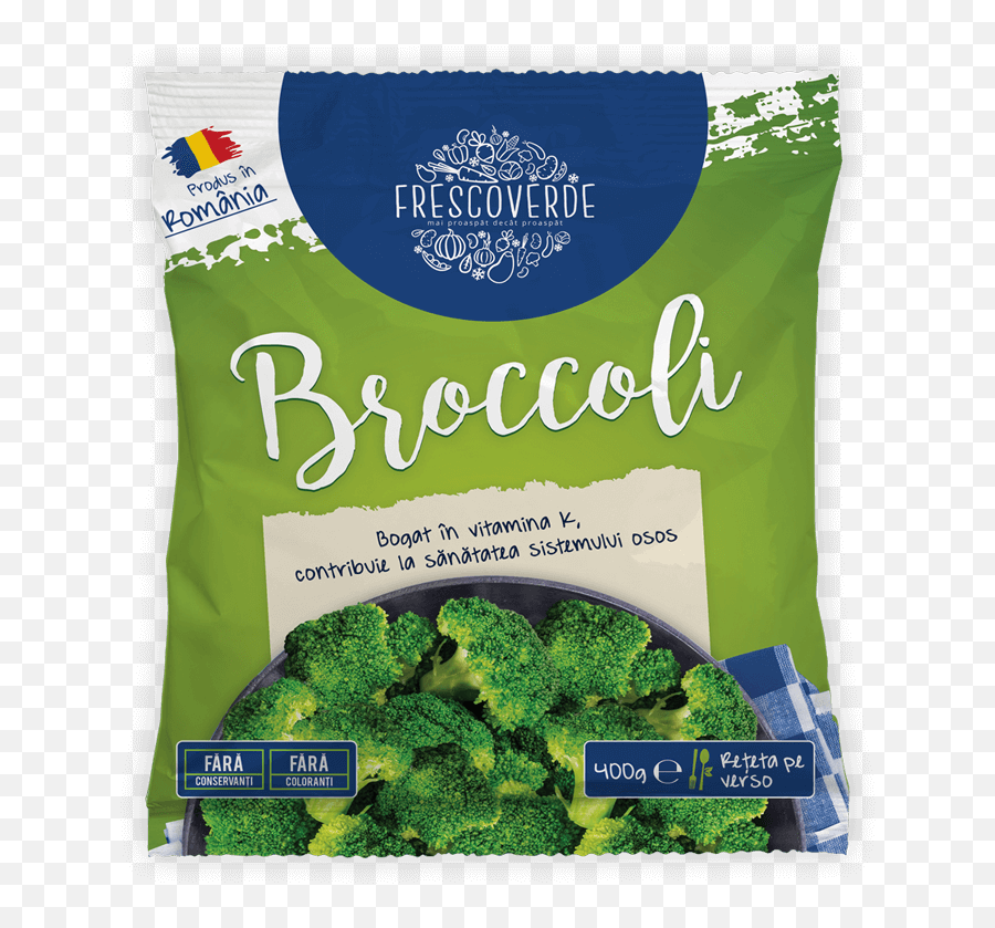 Broccoli U2013 Frescoverde - Conopida Congelata Orez Png,Broccoli Png