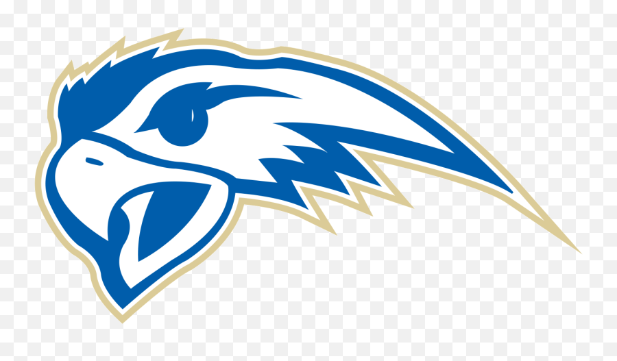 Download Hd Hfc Blue And White Hawk Logo - Henry Ford Henry Ford College Hawks Png,Ford Png