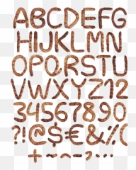 Sausages Font - Handmadefont Dot png
