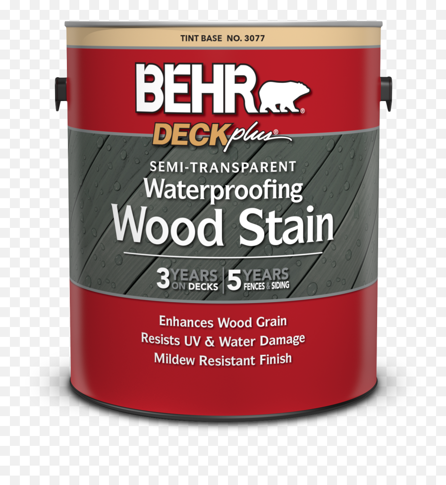Semi - Transparent Waterproofing Wood Stain Behr Deckplus Behr Wood Stain 3077 Png,Transparent Patterns