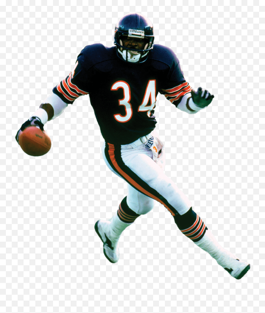 Chicago Bears Player Transparent Png - Happy Birthday Walter Payton,Chicago Bears Png