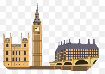 Big Ben Clipart - Clock Big Ben Clipart Png,Big Ben Transparent