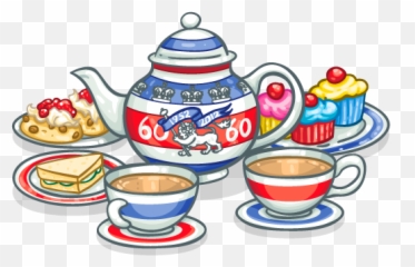 Afternoon Tea Transparent Background - Clip Art Cream Tea Png,Tea Transparent Background