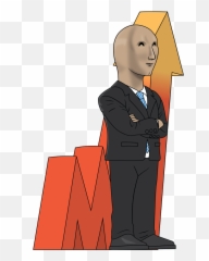 Stonks - Stonks Youtooz Png,Meme Man Transparent