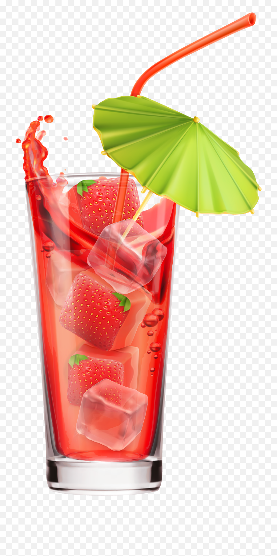 Strawberry Cocktail Png Clipart Image Gallery - Strawberry Cocktails Png,Strawberries Transparent Background