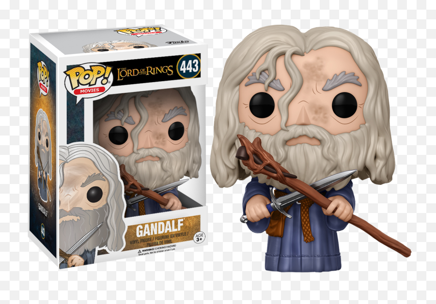 Funko Pop Lord Of The Rings - Gandalf 443 Funko Pop Gandalf Png,Gandalf Png