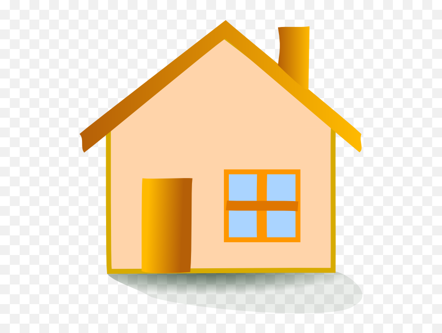 House Icon Clip Art - Vector Clip Art Online Casinha Amarela Desenho Png,House Icon Png