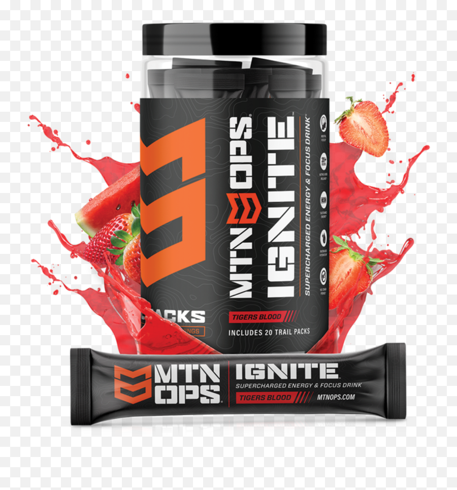 Mtn Ops Ignite Tigers Blood Trail Pack - Bcaa Packaging Png,Blood Trail Png