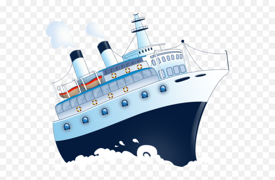 Cruise Ship Clip Art - Cruise Ship Cartoon Png,Cruise Ship Clip Art Png