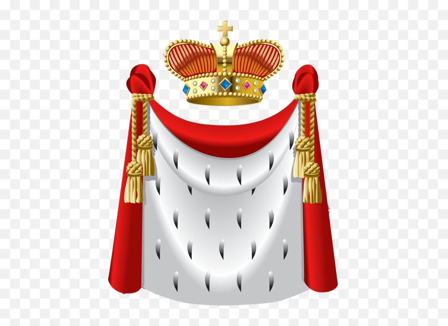King Crown And Cape Png Clipart Cutout Free Clip - King Cape Png,Crown Png Clipart