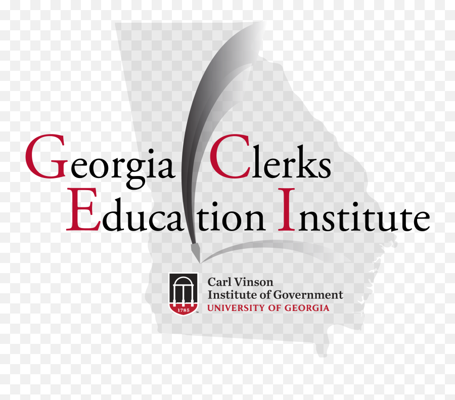 Georgia Clerks Education Institute - Carl Vinson Institute Of Government Png,Uga Logo Png