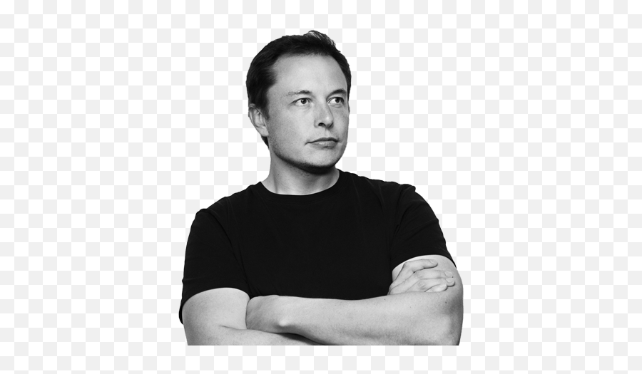 Elon Musk Bw Png Transparent