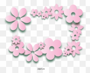 Nature Floral Design 01wh Pattern For - Girly png