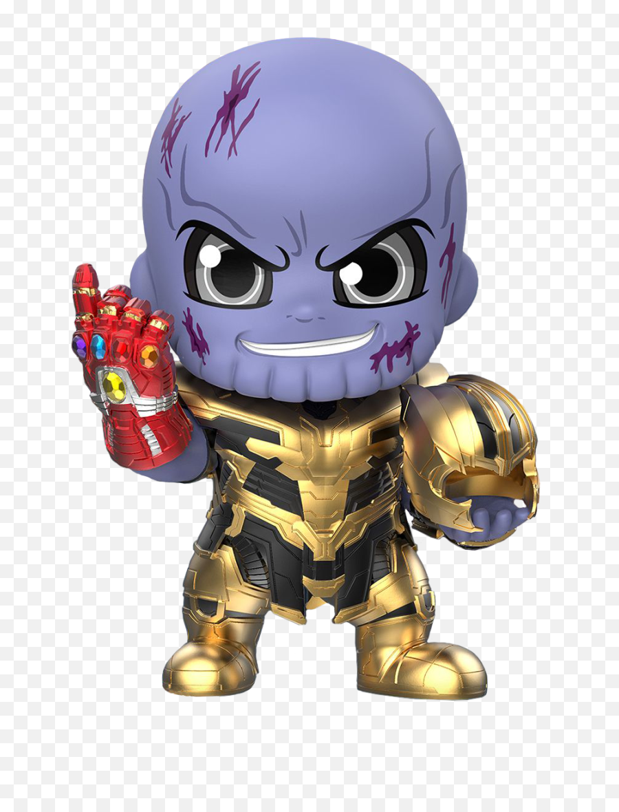 Thanos With Nano Gauntlet Cosbaby 3 - Avengers Endgame Nano Gauntlet Toy Png,Thanos Helmet Png