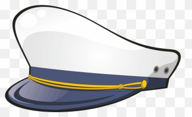 Hats Clipart Ship Captain - Transparent Background Captain Hat Png,Captain Hat Png