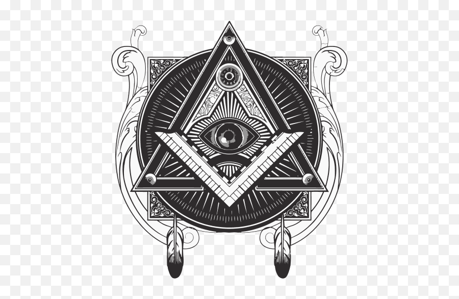 Eye Of Providence Freemasonry Symbol Illuminati Horus - Símbolos Cabalísticos Png,Eye Of Horus Png