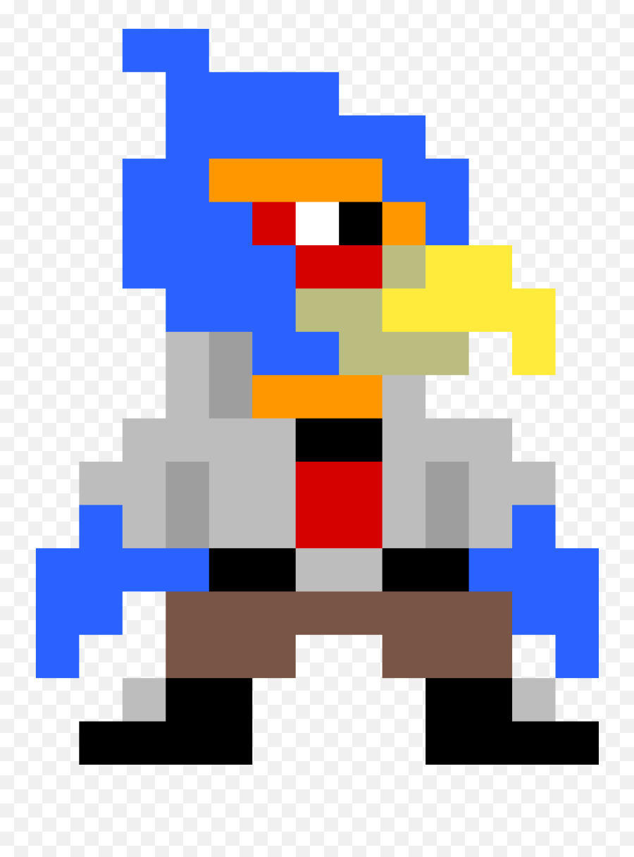 Falco Png - Falco Pixelation 5131075 Vippng Super Mario Bros 1 Png,Pixelated Png