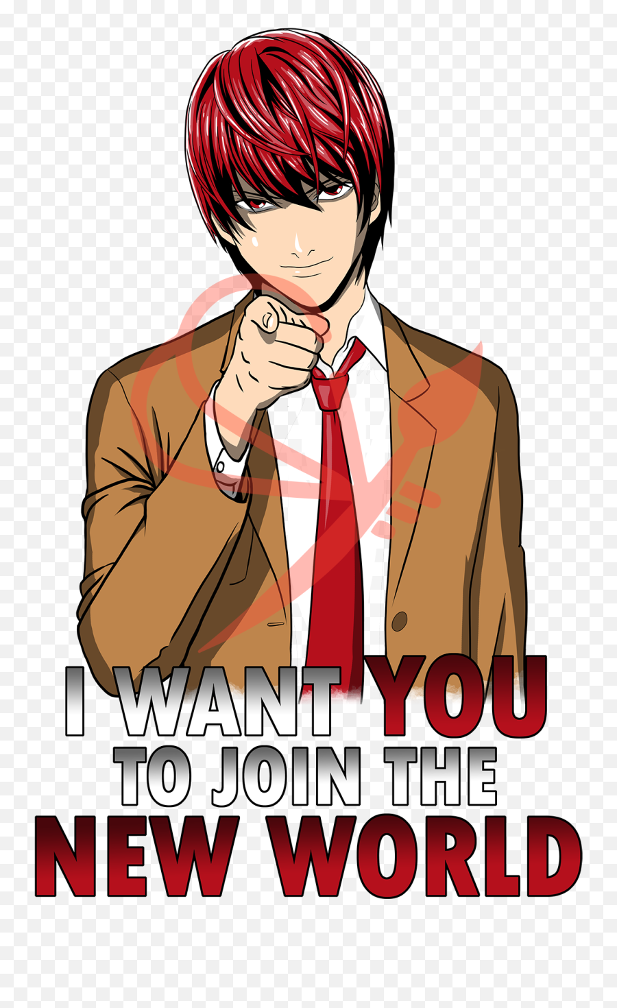 Light Yagami Wants You - Suit Separate Png,Light Yagami Transparent