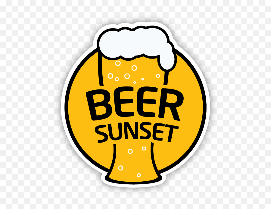 Logo Beer Png Transparent Image - Clip Art,Sunset Logo