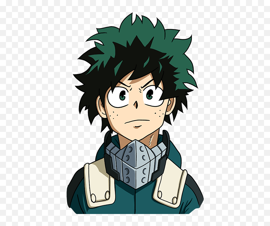 How To Draw Deku From My Hero Academia - Easy Deku Drawing Png,My Hero Academia Character Icon Deku