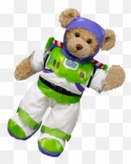 Toy Story Buzz Lightyear Curly Teddy - BuildABear Workshop png