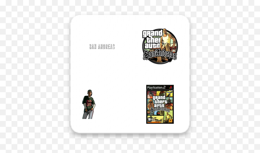 San Andreas Stickers For Whatsapp - Fictional Character Png,Gta Sa Icon Download