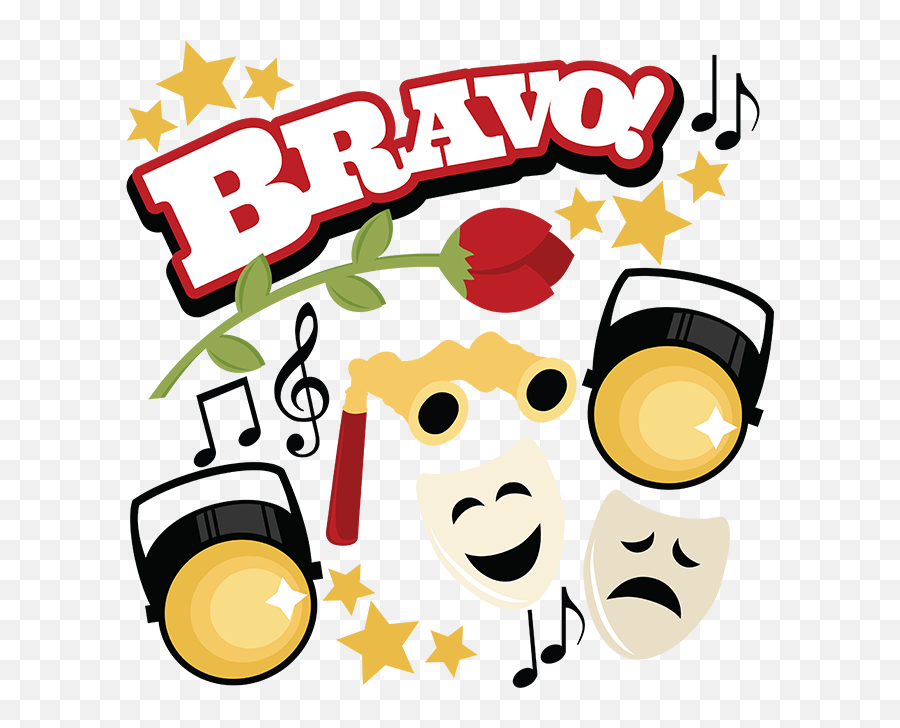 Bravo Svg Cut Files For Scrapbooking Theater - Clipart Bravo Png,Bravo Icon