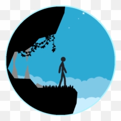 Stickman Fun Parkour Old Versions For Android Aptoide - Silhouette png