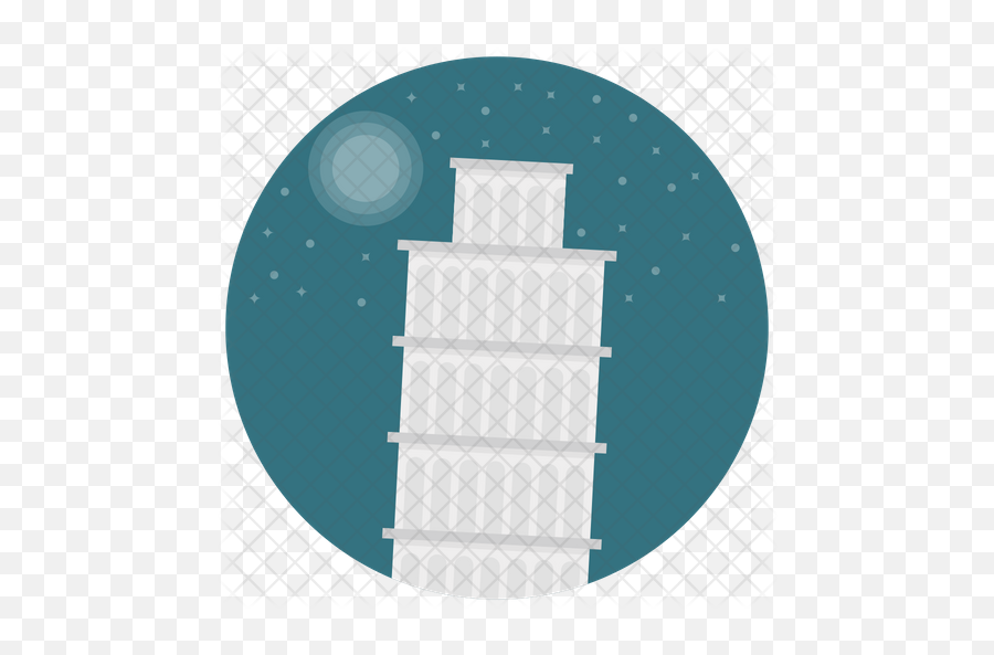 Free Pisa Tower Icon Of Rounded Style - Available In Svg Vertical Png,Tower Icon Png