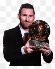 Lionel Messi Ballon Du0027or 2019 Football Render - 62491 Leo D png