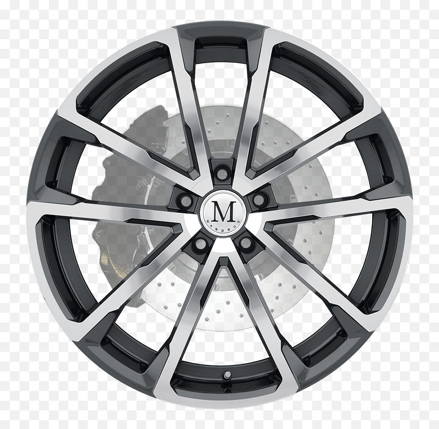 Mandrus Wolf Gloss Gunmetal Wmirror Cut Face - Fuel Autotek Wheel Png,Wolf Face Png