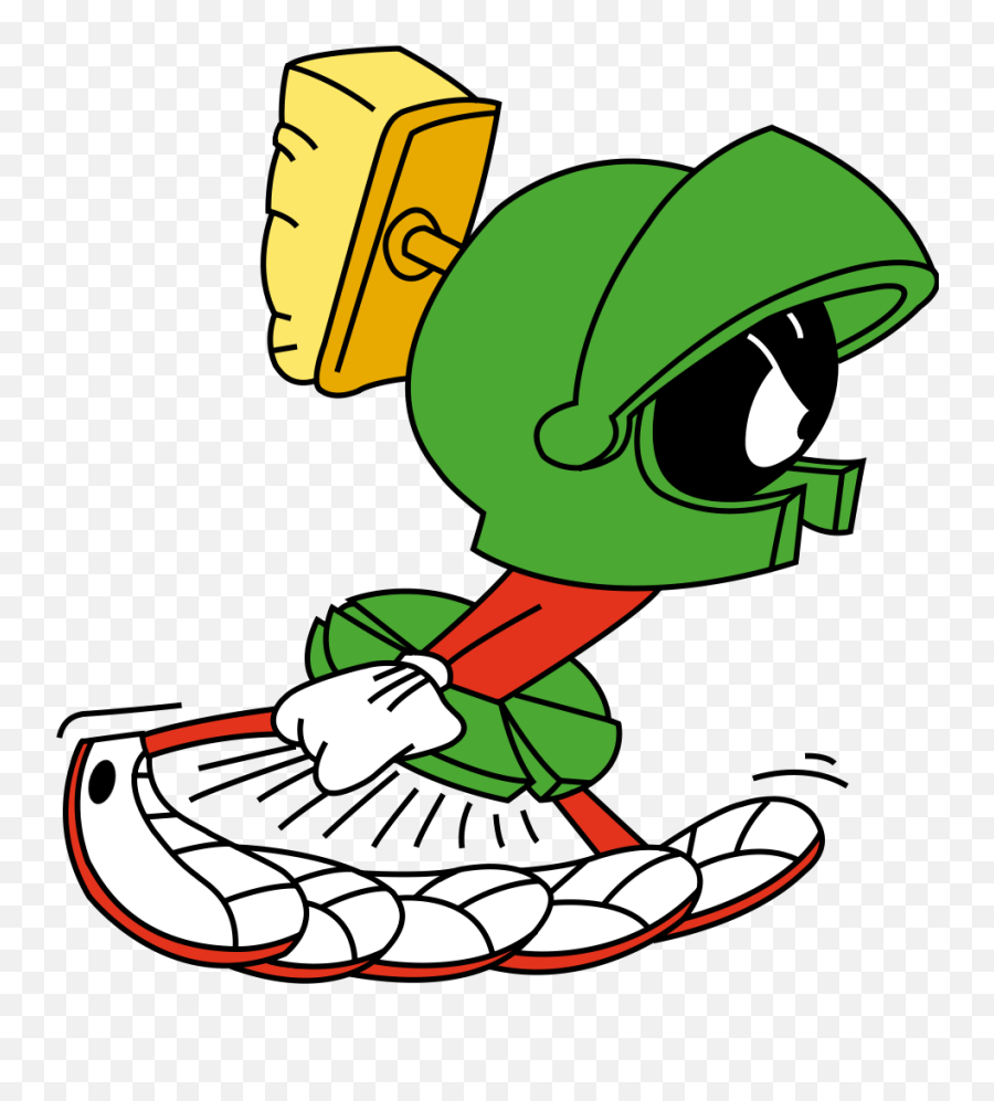 Duck Dodgers Looney Tunes Sylvester - Marvin The Martian Walking Png,Marvin The Martian Png