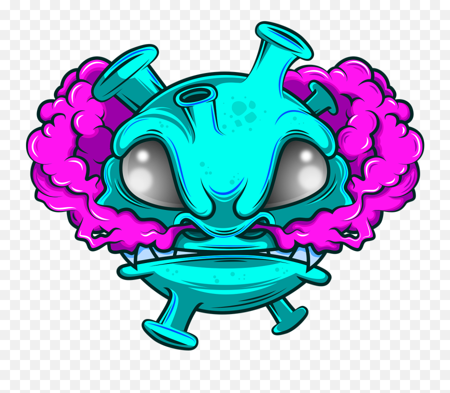 Coronavirus Virus Icon - Free Image On Pixabay Covid Virus Cartoon Png,Malware Icon