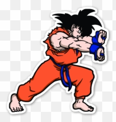 Buy Goku - Die cut stickers StickerApp Fictional Character png