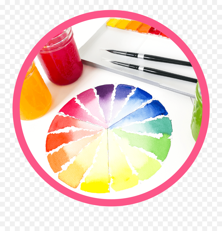 Fresh Watercolor Florals Online Course - Amanda Arneill Circle Png,Watercolor Instagram Logo