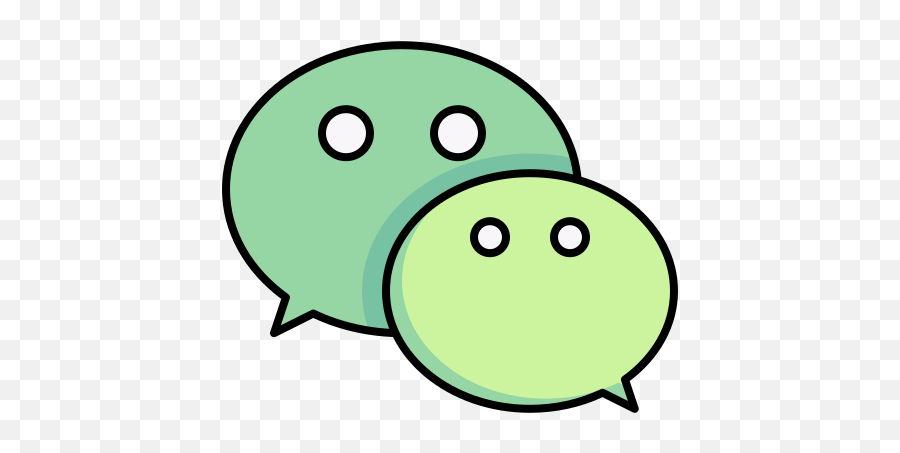 Wechat Apps Platform Free Icon - Iconiconscom Wechat Icon Aesthetic Green Png,We Chat Icon