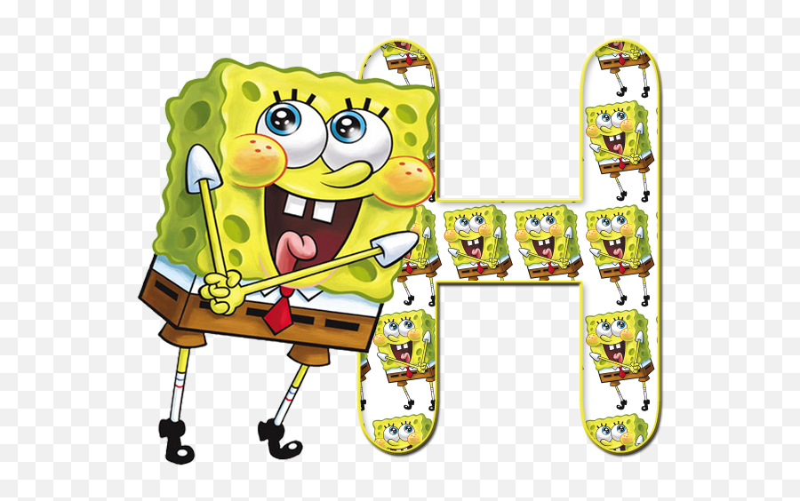 Hpng 593483 Alphabet Letters Design Lettering - Sponge Bob Square Pants,Spongebob Meme Png