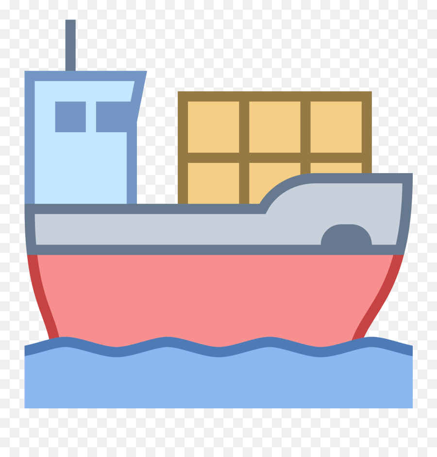 Download Cargo Ship Icon - Cargo Arrival Icon Png Png Image Cargo Ship Icon Blue,Vessel Icon