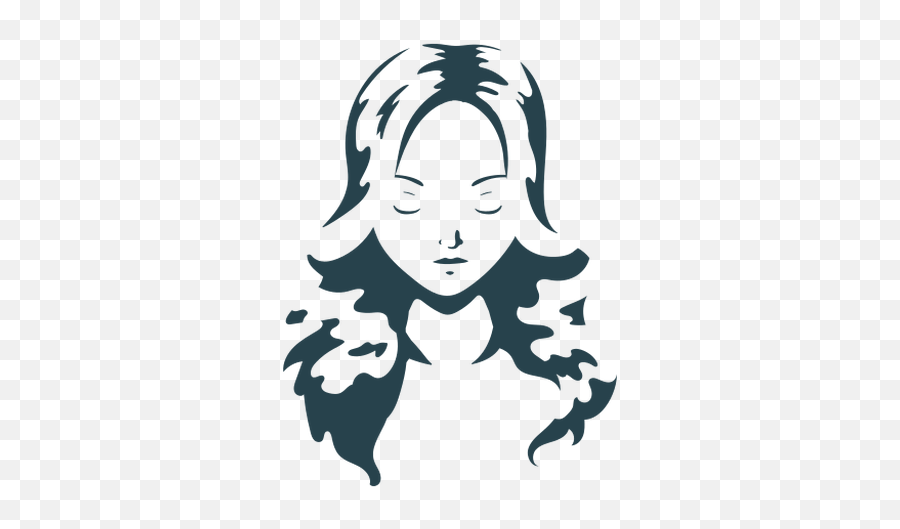 Woman Hair Face Silhouette Detailed - Illustration Png,Face Silhouette Png