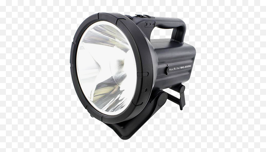 Raclite Big 2000 Professional Rechargeable Flashlight Lumens - Emergency Light Png,Flashlight Png