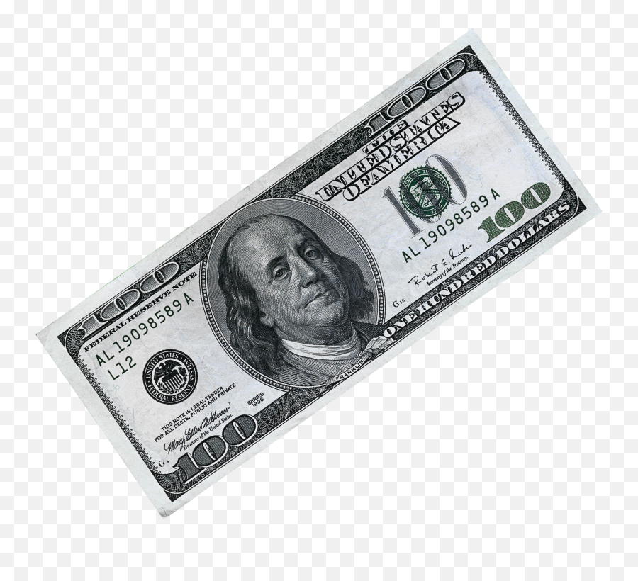 Dollar Bill Png Transparent Images - 100 Dollar Bill Png,Hundred Dollar Bill Png