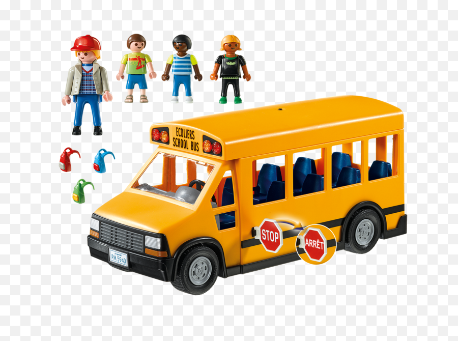 School Bus - 5680 Playmobil Usa Playmobil School Bus Png,School Bus Transparent Background