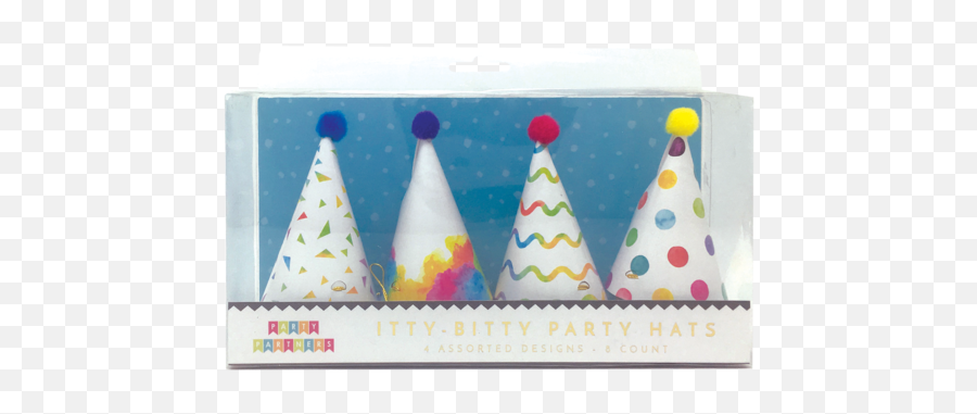 Itty - Bitty Birthday Party Hats Set Of 8 Party Hat Png,Birthday Party Hat Png