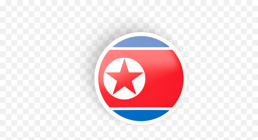 North Korean Flag Png - Transparent North Korea Flag Circle,Korean Flag Png