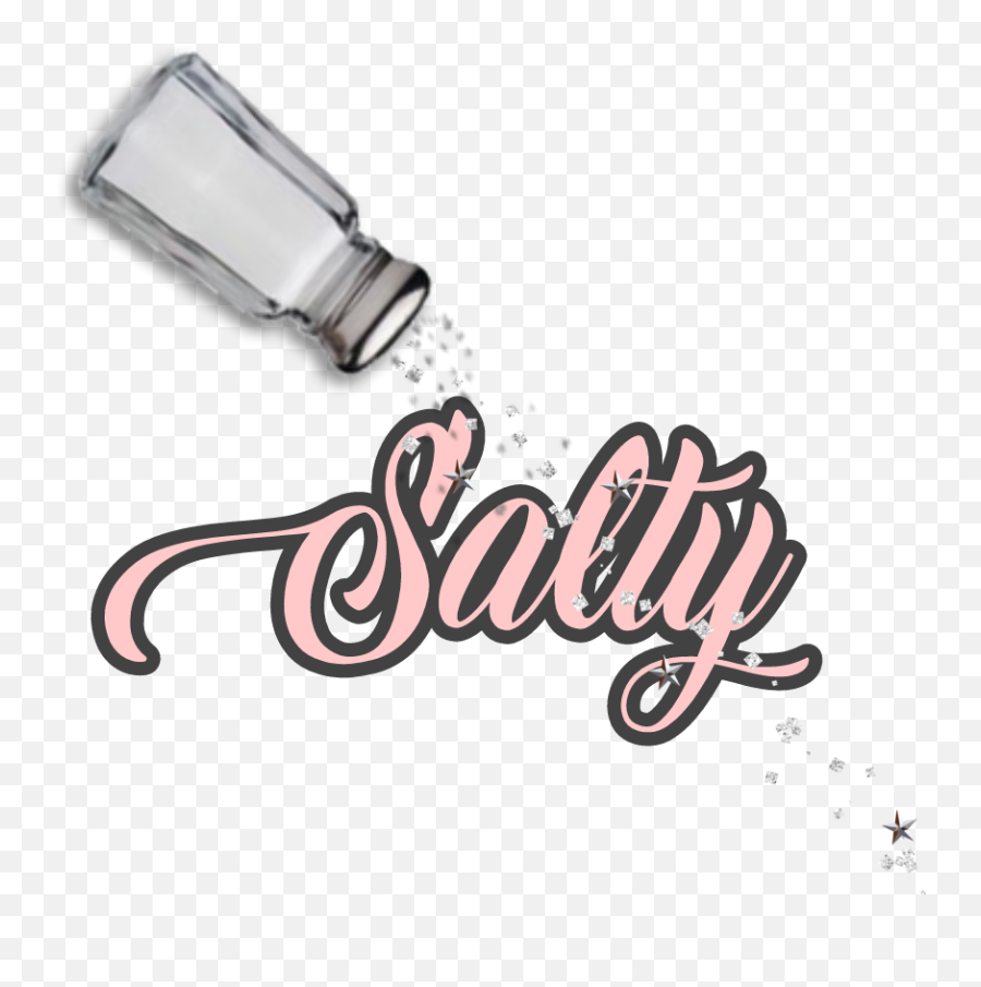 Salt Salty Quotes U0026 Sayings Pink Words Transparent - Calligraphy Png,Salt Transparent