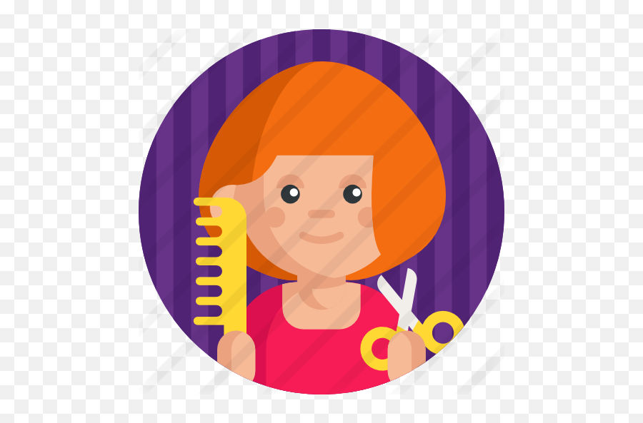 Hairdresser - Free User Icons Illustration Png,Hairdresser Png