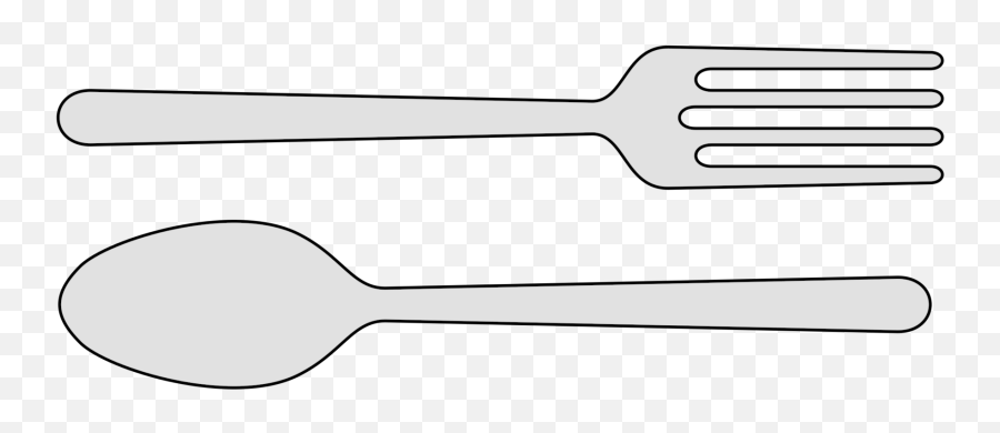 Download Fork Spoon Knife Household - Spoon And Fork Clipart Black And White Png,Spoon Transparent Background