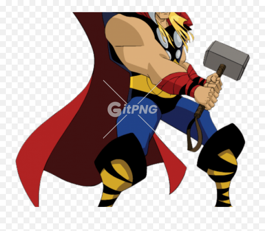 Download Head Clipart Thor - Avengers Earthu0027s Mightiest Avengers Mightiest Heroes Thor Png,Thor Logo Clipart