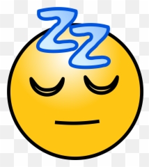 Download Hd Emoticons Sleeping Face - Clipart png