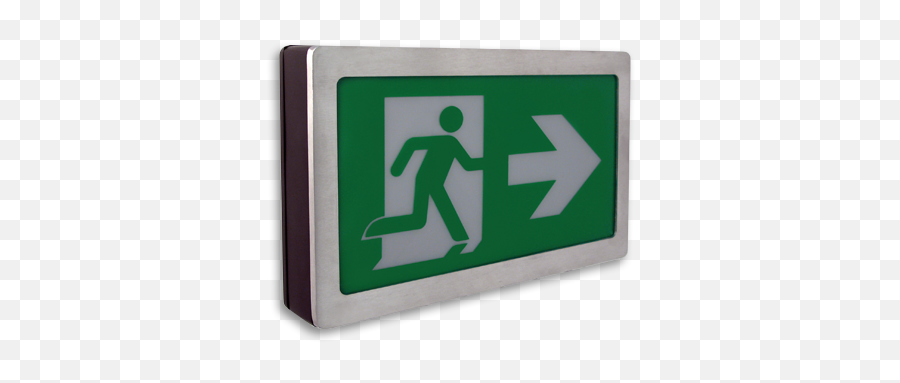 Beghelli Canada Forma Rm Die - Cast Aluminum Running Man Emergency Exit Png,Running Man Logo